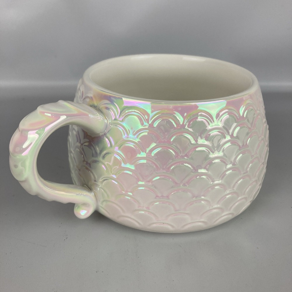 2024 Starbucks Lunar New Year of the Dragon Iridescent White Scales 14oz Mug - Picture 3 of 6